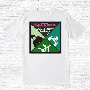 Bratmobile Riot Grrrl Punk Rock Band Graphic 90s Feminist Underground T-Shirt